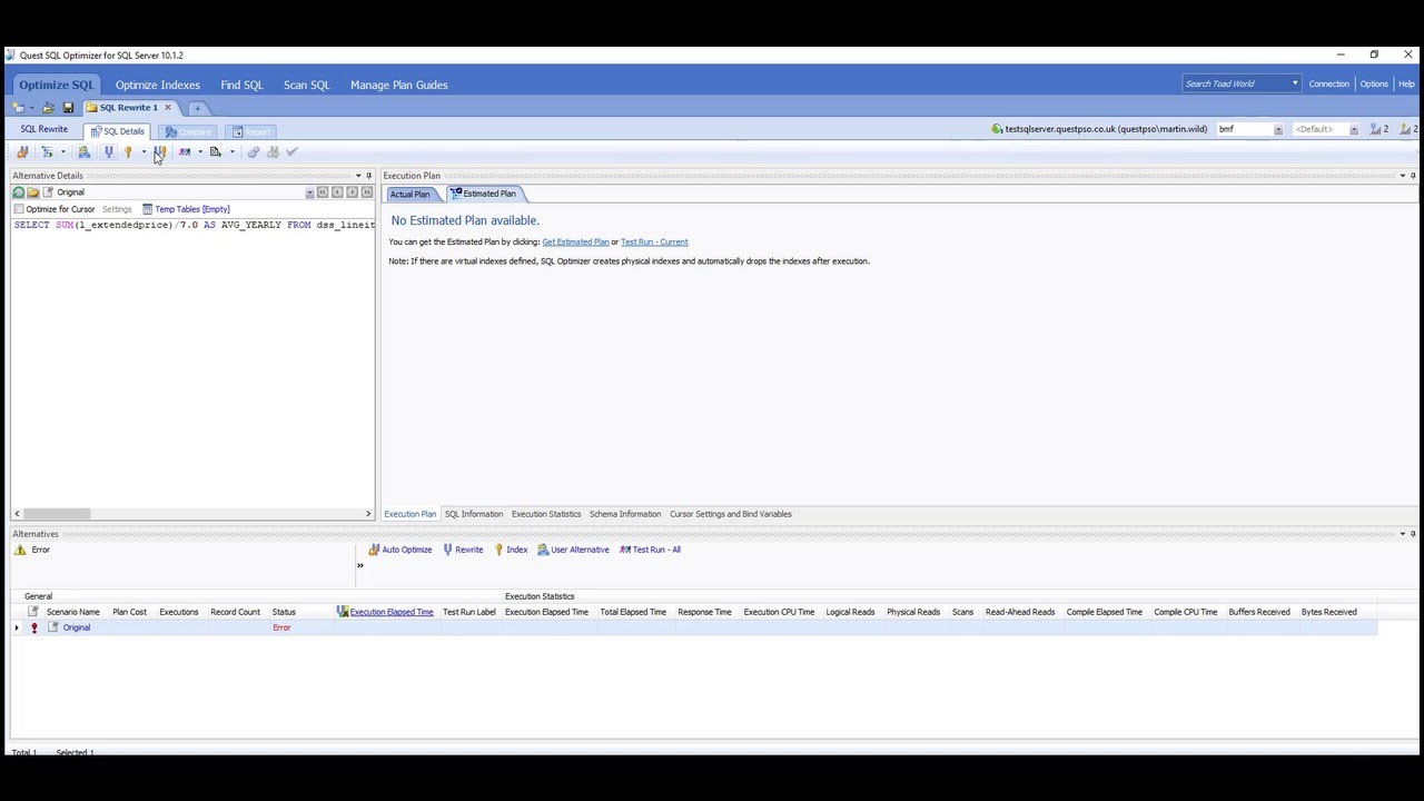 SQL Optimization