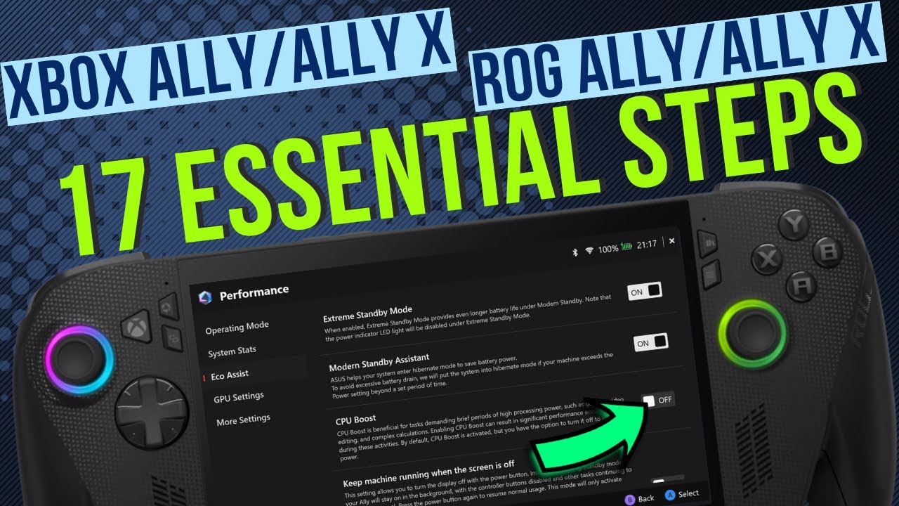 ПОЛНОЕ руководство по оптимизации для Xbox Ally/Ally X и ROG Ally/Ally X