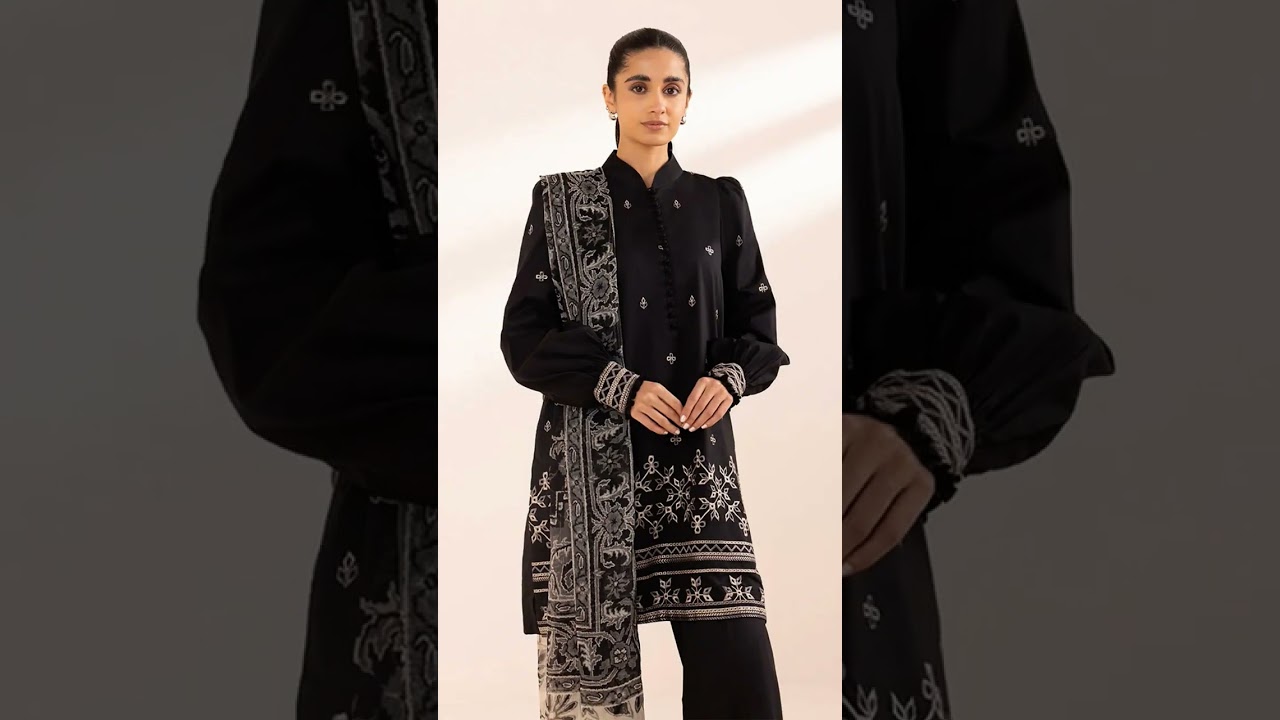 luxury embroidered lawn Eid collection 2025#sanasafinaz#gulljee#2025 #luxurylawn #embroidery