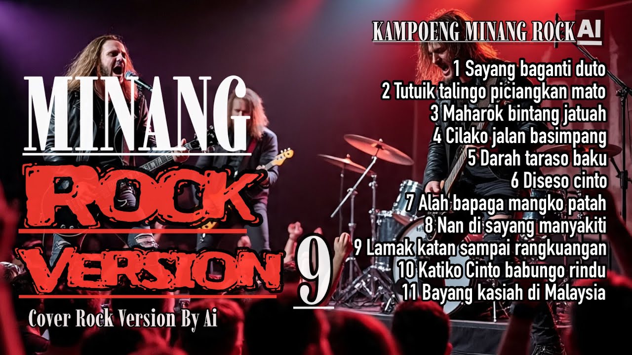 FULL MINANG ROCK SANTAI VERSION 9 - Cover rock Version By Ai 