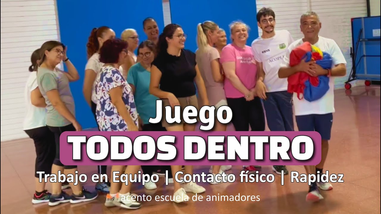Juego 𝙏𝙊𝘿𝙊𝙎 𝘿𝙀𝙉𝙏𝙍𝙊. Paracaídas | Trabajo en Equipo | Presteza | Dinámica de Grupo | Campamento