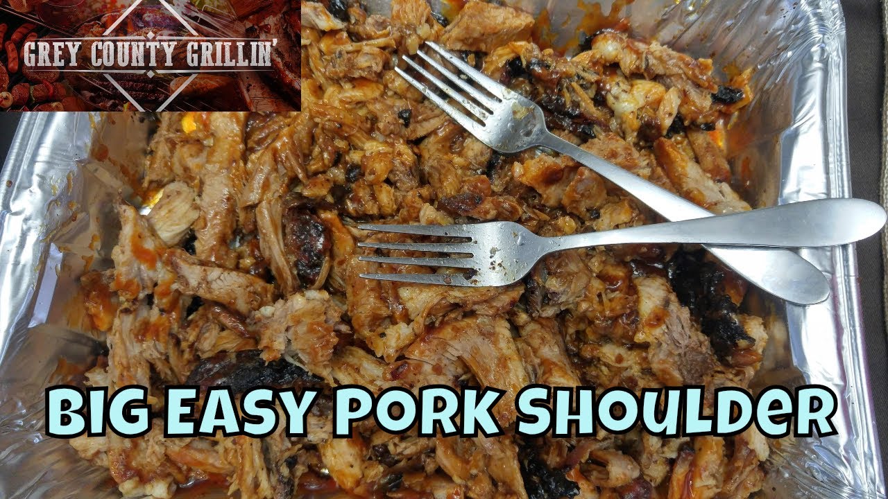 Свиная лопатка в Big Easy — рваная свинина и свиная нарезка