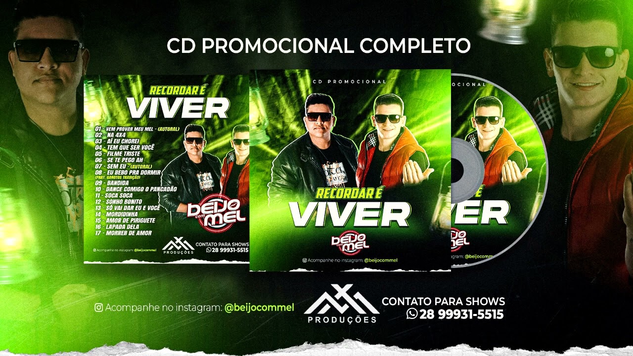 CD Promocional Beijo com Mel 2024