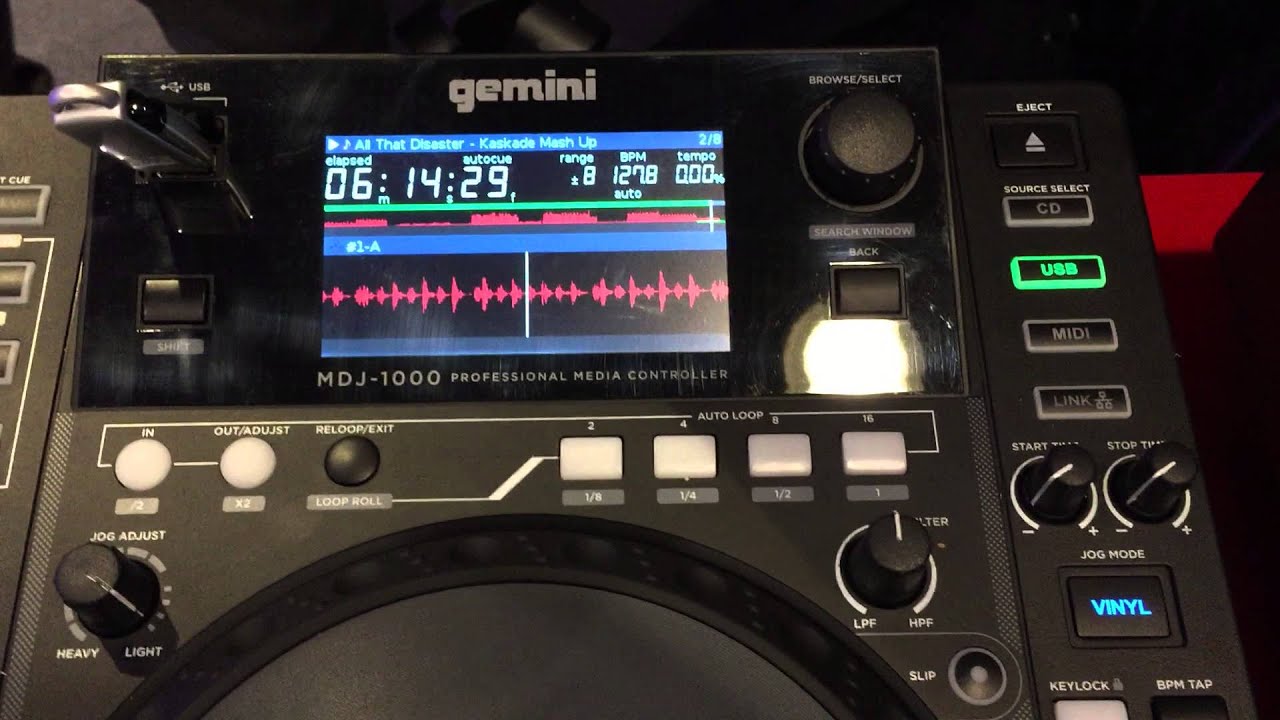 Musikmesse 2015: Gemini MDJ 1000