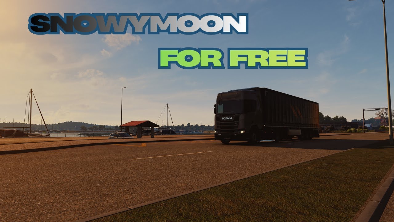 Free Snowy Moon for ETS 2 & ATS