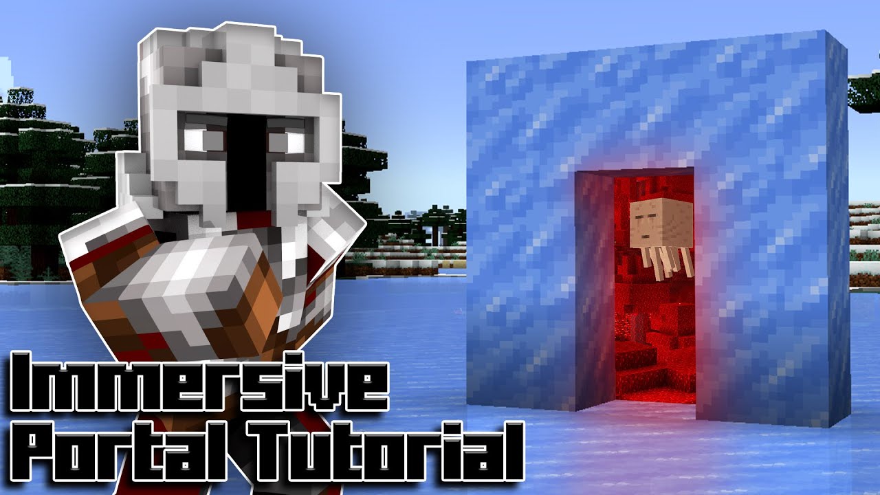 How to Make A Tardis in Minecraft Using Immersive Portals! - Minecraft Immersive Portal Tutorial