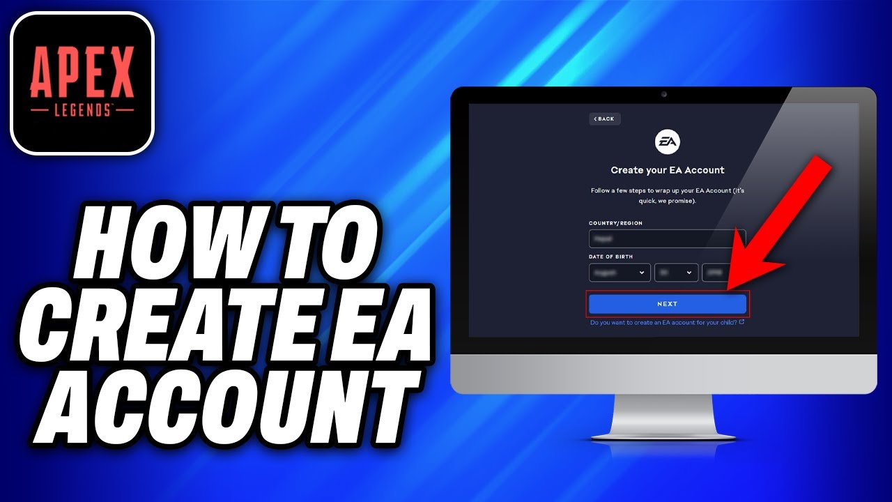 How To Create EA Account Apex Legends PC - Easy Fix