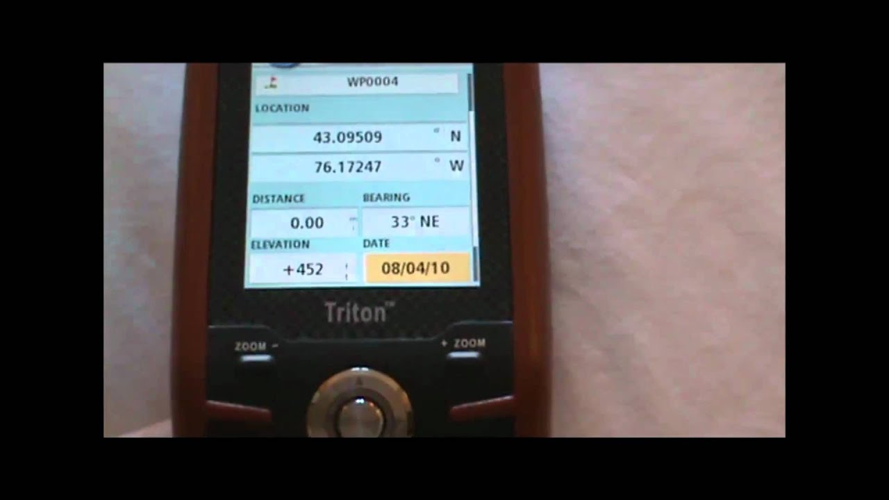 Magellan Triton 300/400/500--Creating Waypoints