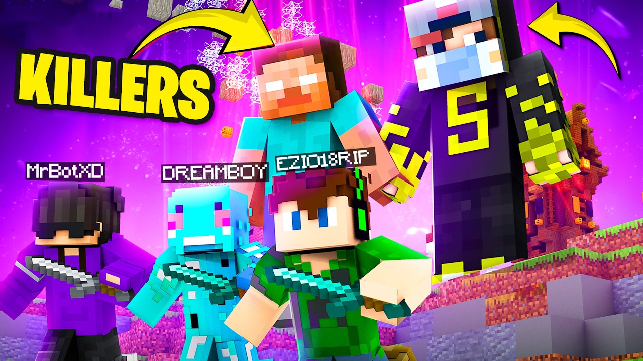 Scary HEROBRINE HUNT with New TWIST Update ft.@YesSmartyPie @DREAMBOYYT