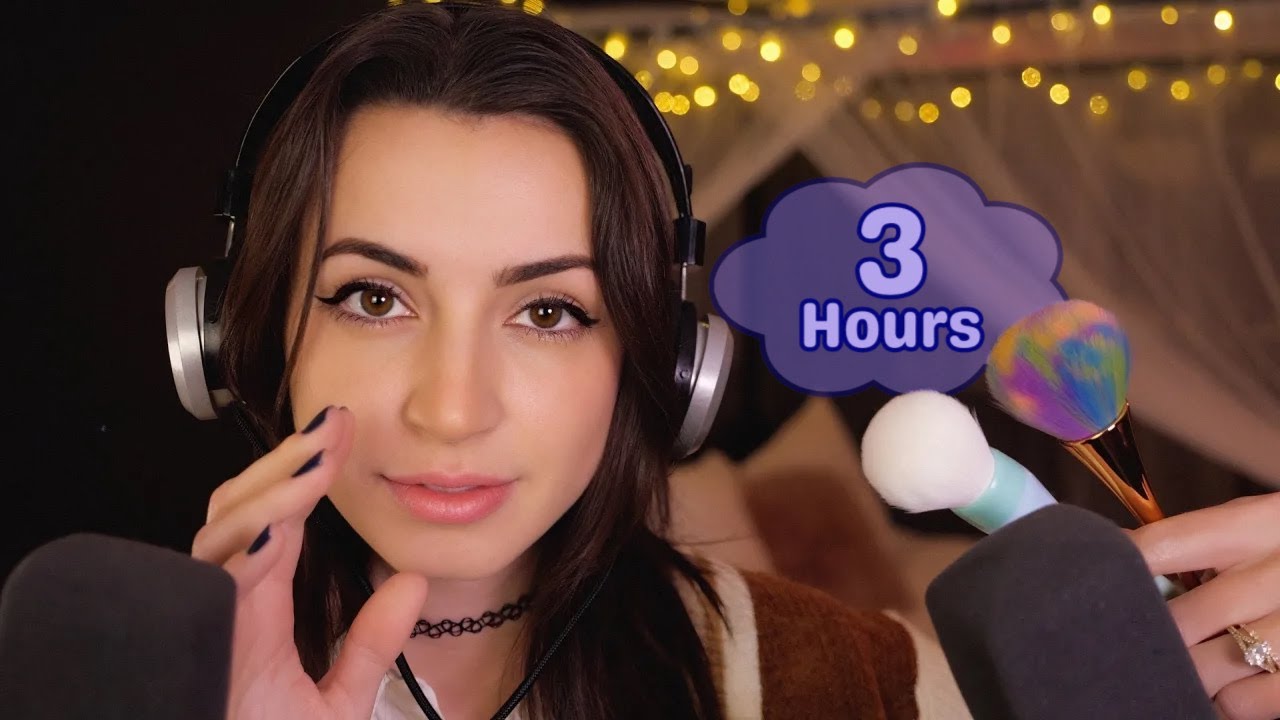 3 Hours of Gentle Brushing | Whispered ASMR