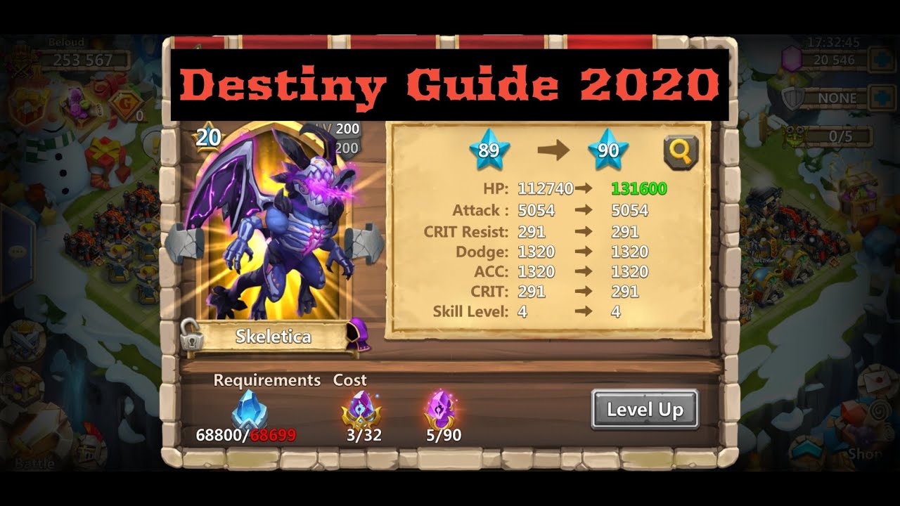 Castle Clash Destiny Guide 2020