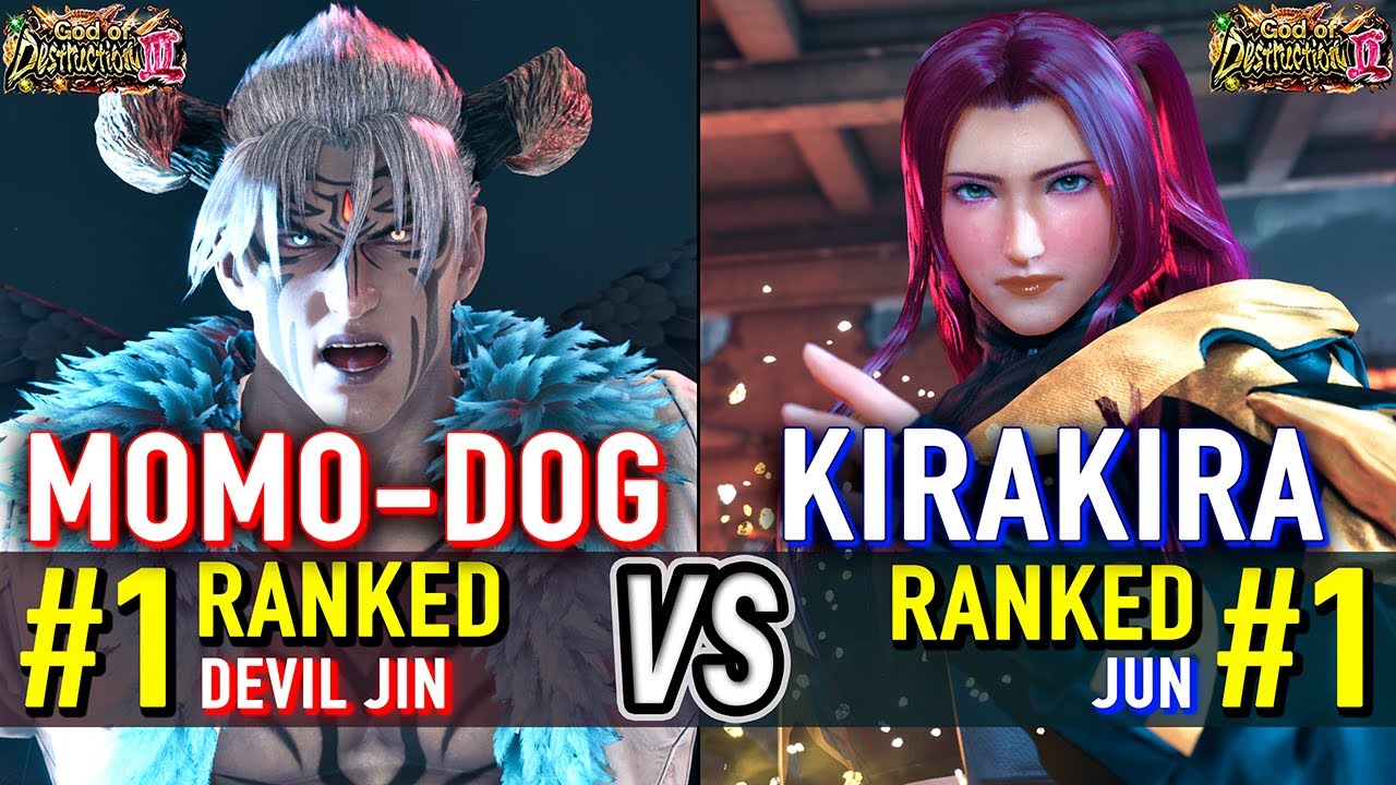 T8 🔥 MOMO-DOG (#1 Ranked Devil Jin) vs KIRAKIRA (#1 Ranked Jun) 🔥 Tekken 8 High Level Gameplay