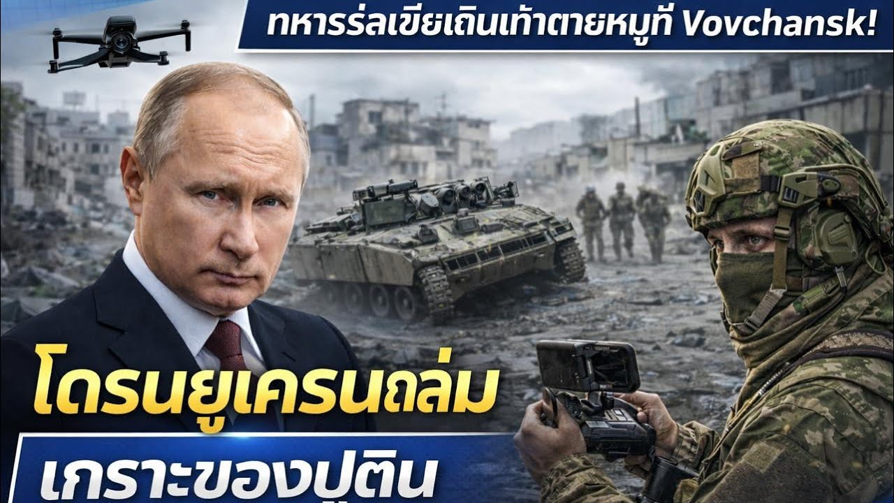 นี่แหละคือภาพของความพ่ายแพ้อย่างสิ้นเชิง… ยูเครนได้ลบล้างรถถังของปูตินจนหมดสิ้น