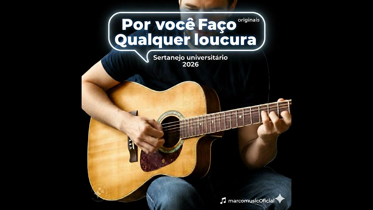 Por você faço qualquer loucura Sertanejo universitário 2026 IA