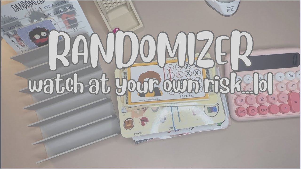 RANDOMIZER FOR COMPLETED SAVINGS CHALLENGES || HOW MUCH DID I SAVE