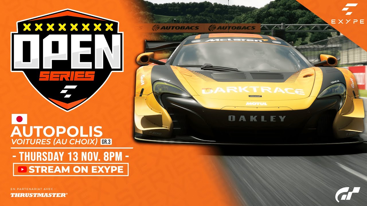 OPEN SERIES by Exype | Autopolis - Voitures (Gr.3)