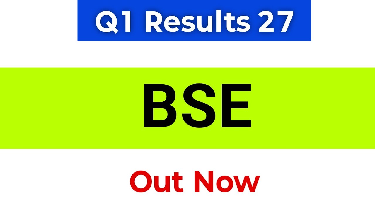BSE Q1 Results 2027 | BSE Results Today | BSE Share Latest News | BSE Share Result Today