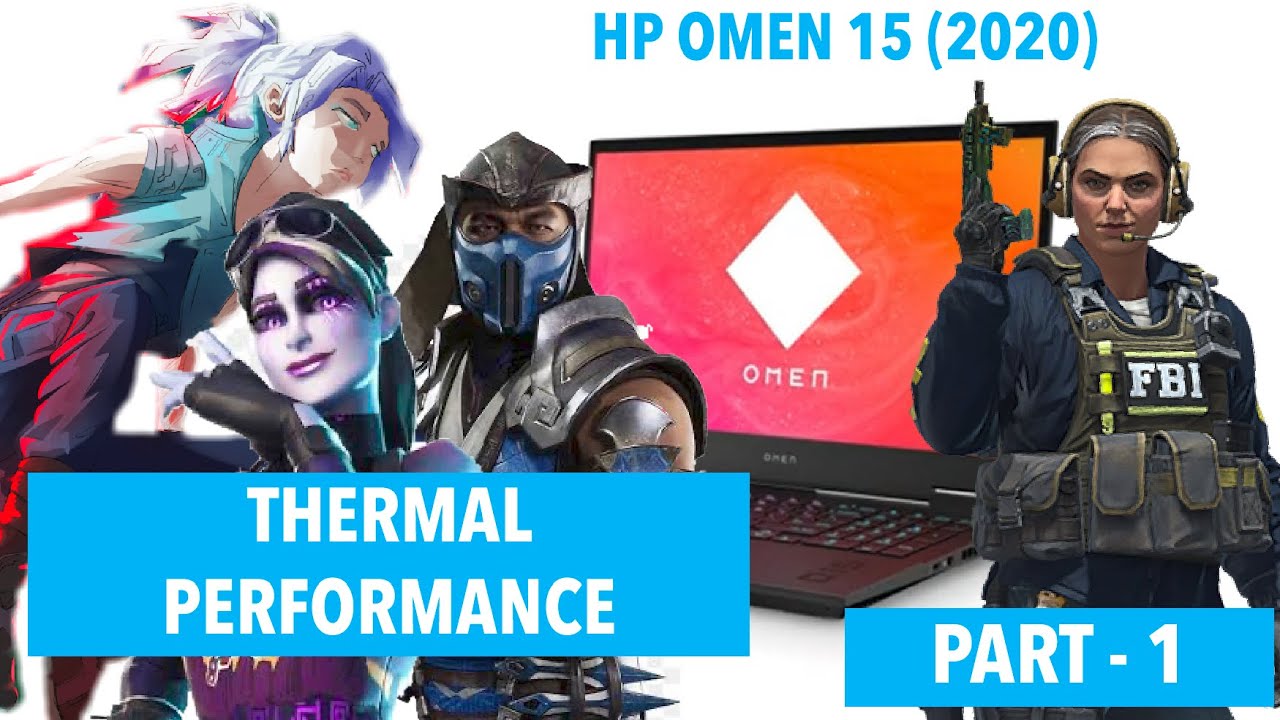 HP Omen 15 (2020) Cooling is god level 🤯?? | Performance Test ( Thermals) | Part -1