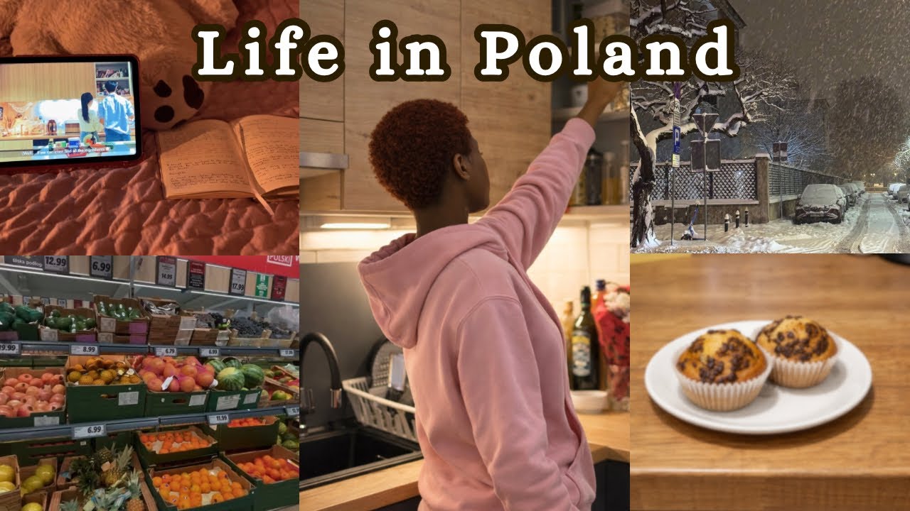 Days in my life in Poland | cozy winter days in -14 °C ❄️ | Cooking & grocery haul | Introvert life