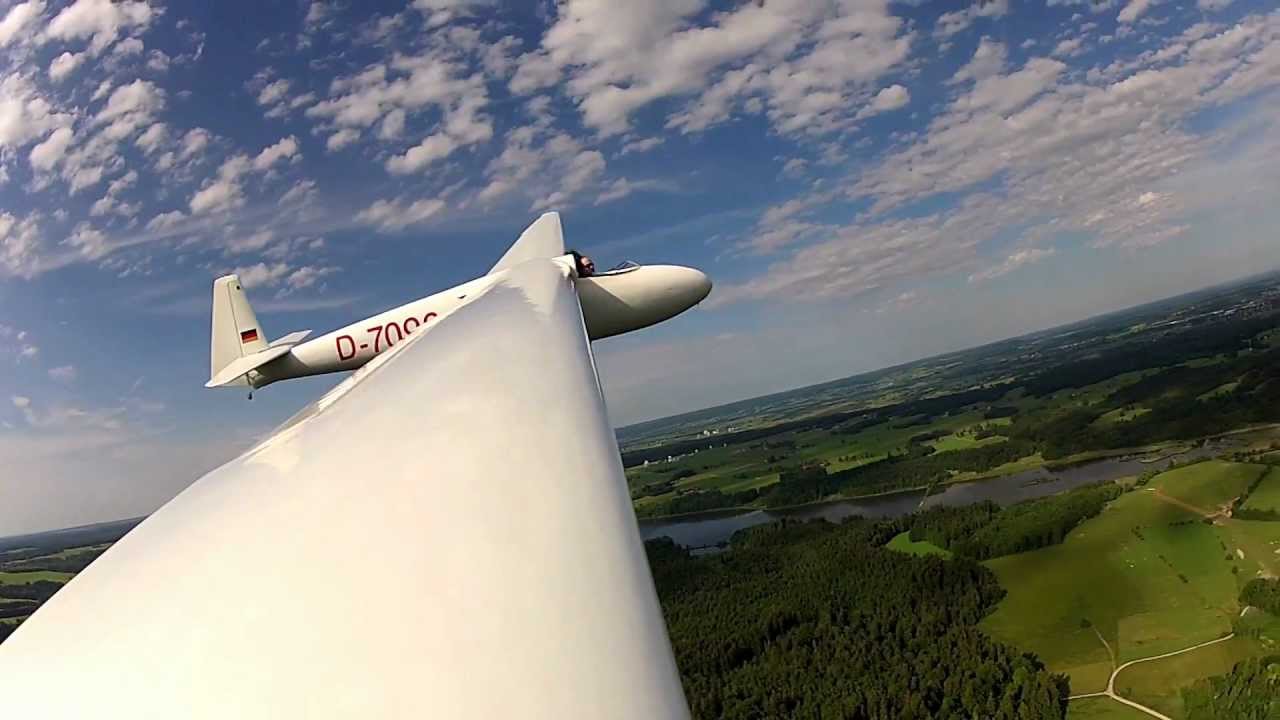 Paterzell 2012 Segelfliegen am Hang mit der K6 Rhönflug Fulda