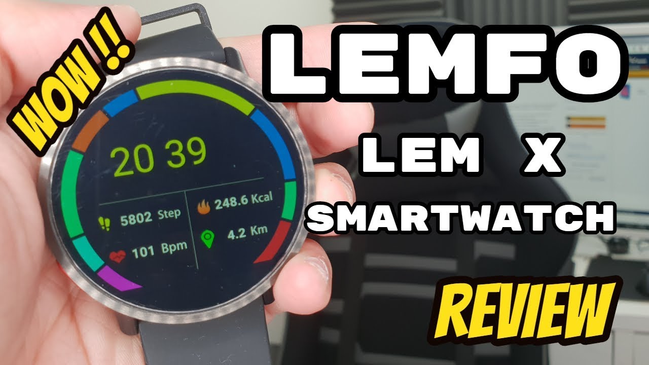 LEMFO LEM X — умные часы с Android 7.1.1, ёмкостью 900 мАч, 2-дюймовым экраном, 4G, защитой от во...