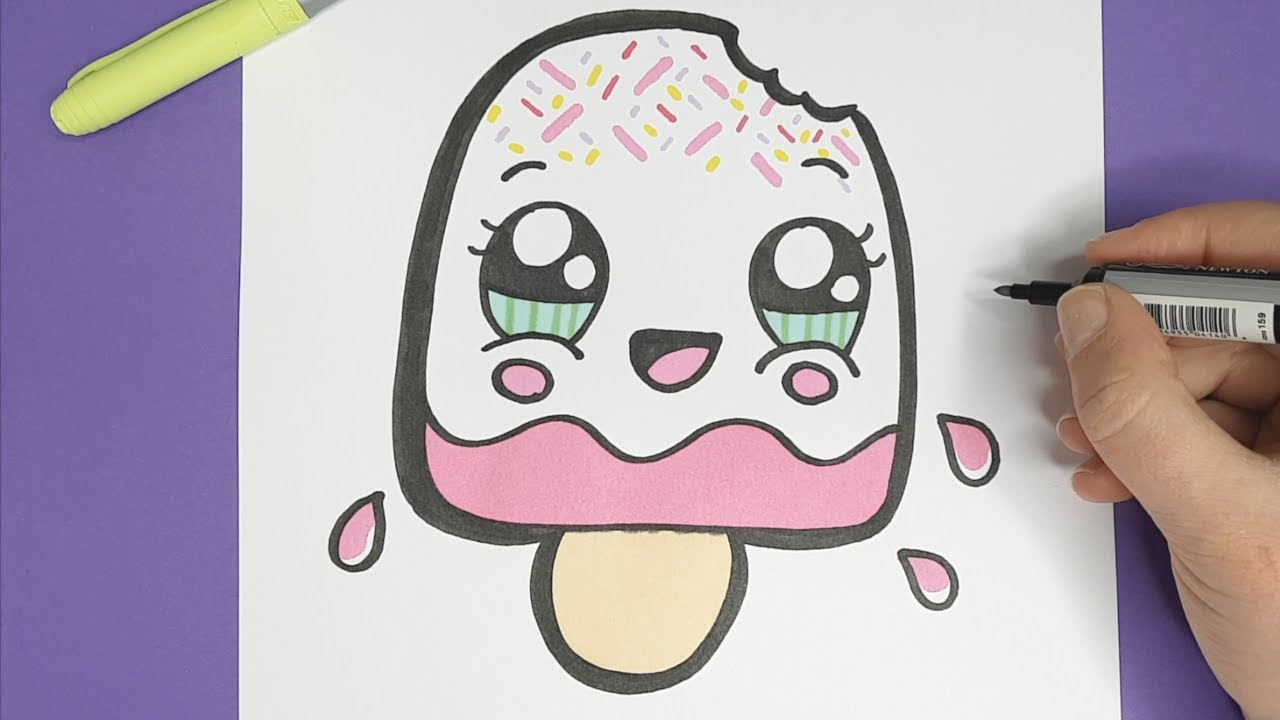 KAWAII EIS MALEN - EINFACH UND SÜß