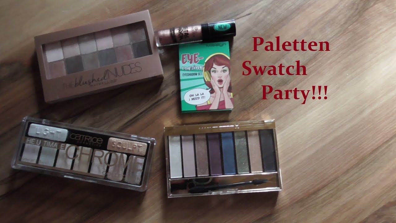 Paletten Swatch  vom Tauschpaket mit der lieben  MissBiggiShow !!!