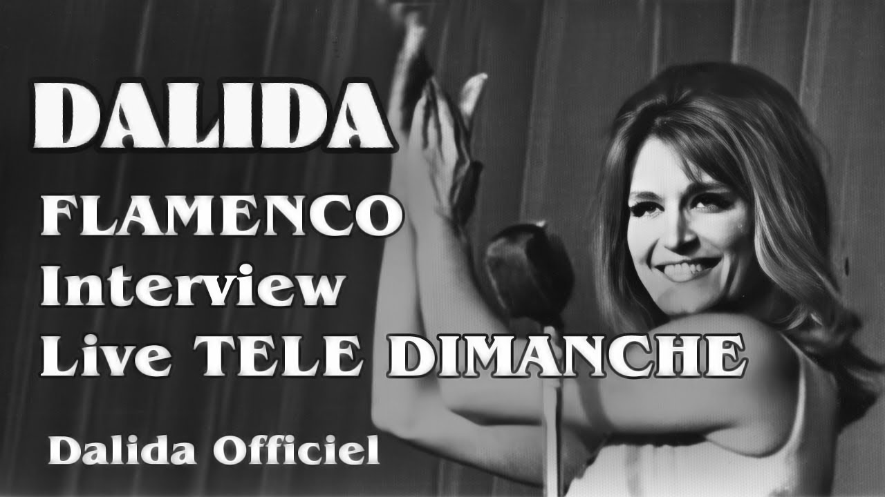 Dalida – Flamenco (1965) | Interview + Live Télé Dimanche | Dalida Officiel