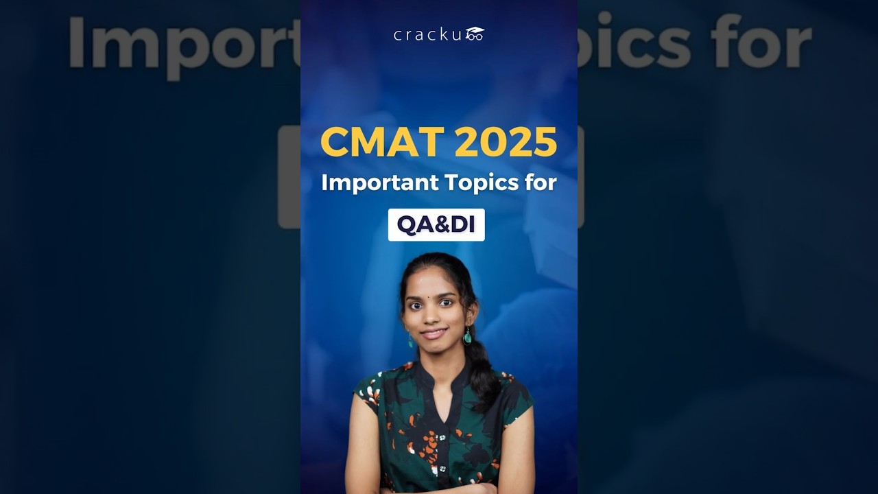 CMAT Important Topics for QA & DI