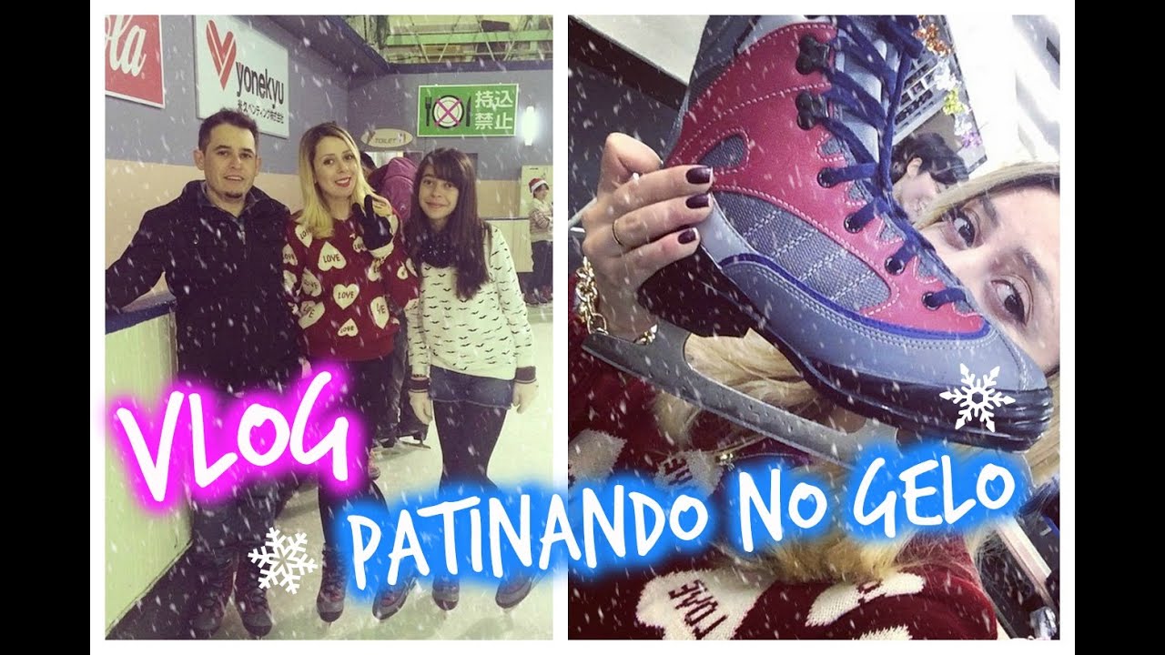 Patinando no gelo no Japão | Thais e Thalita Matsura