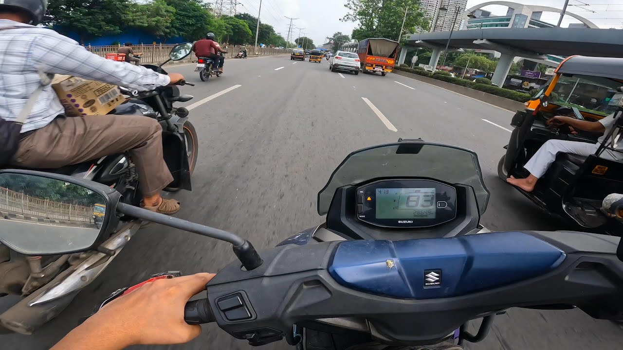 Daily Observation on Suzuki Burgman 125 | 4k | GoPro 10 | Mumbai Traffic | Fun | Riding | #dailyvlog