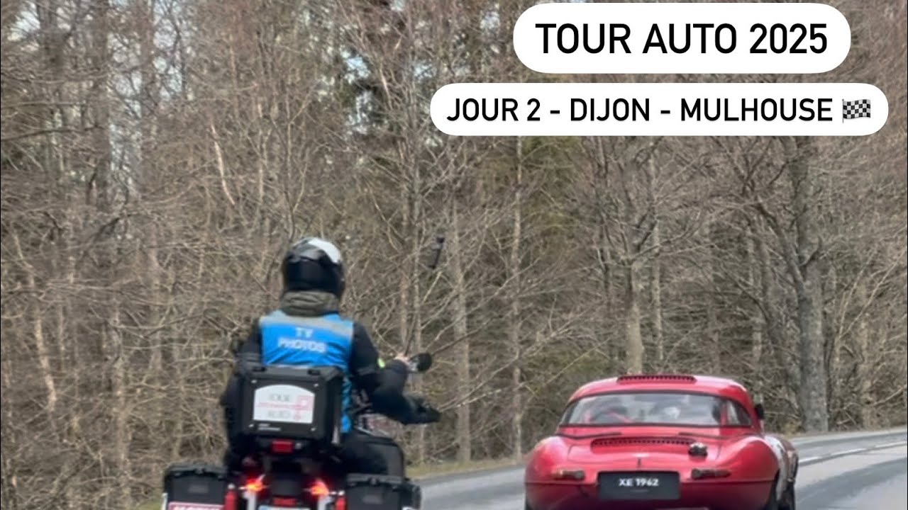 [TOUR AUTO 2025] 2ème jour de compétition Dijon - Mulhouse avec le Jaguar Drivers’ Club de France 🏁