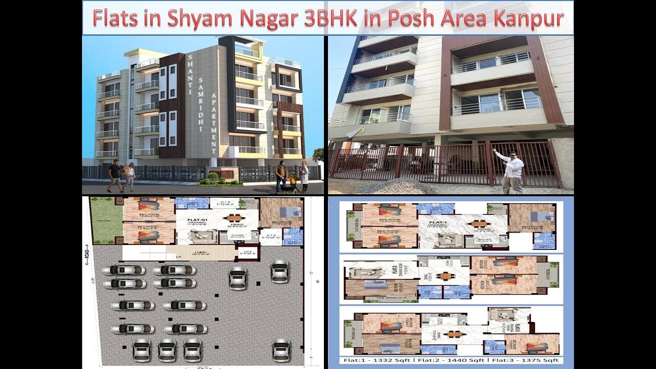 3 BHK Flats in Shyam Nagar Kanpur in your Budget 😍😍