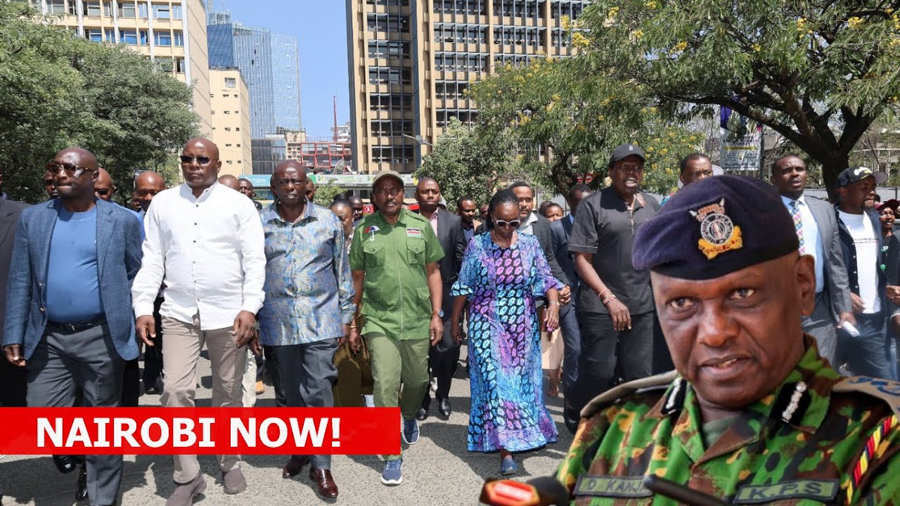 CBD LIVE! GACHAGUA, MATIANGI, KALONZO & OPPOSITION STORMS IG KANJA'S OFFICE  AFTER SUNDAY'S ATTACK!