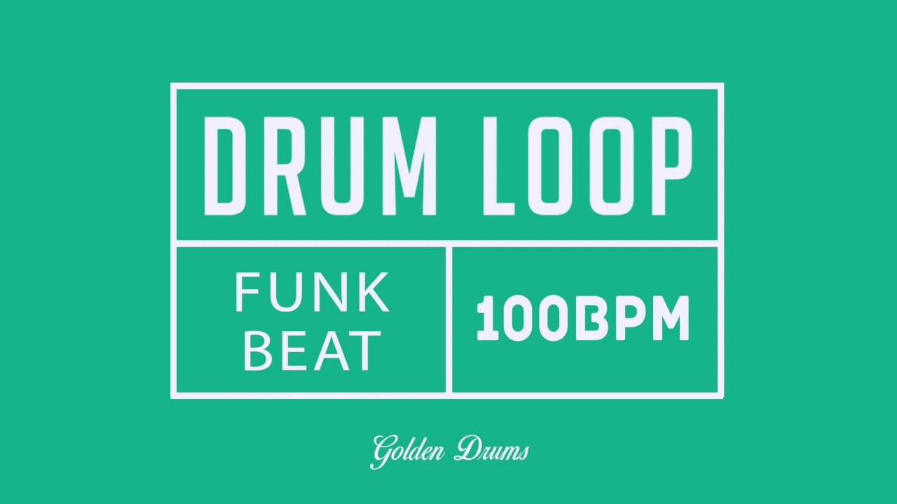 Funk Drum Loop 100BPM