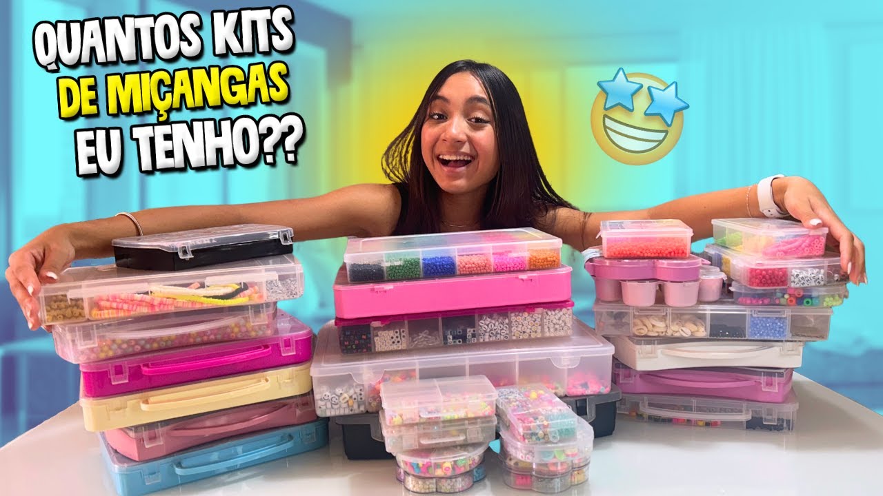 QUANTOS KITS DE MIÇANGAS EU TENHO? TOUR PELOS MEUS KITS DE MIÇANGAS | O MUNDO DE LARISSA