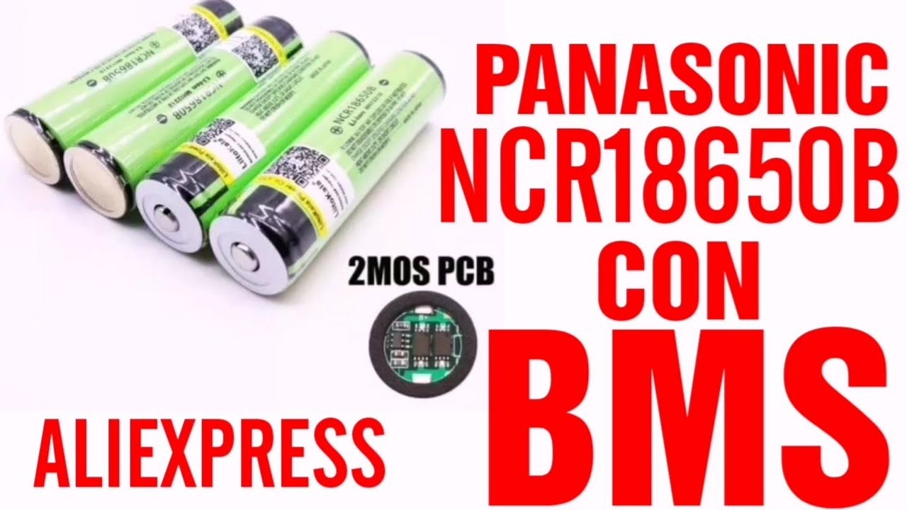 PANASONIC NCR18650B CON BMS