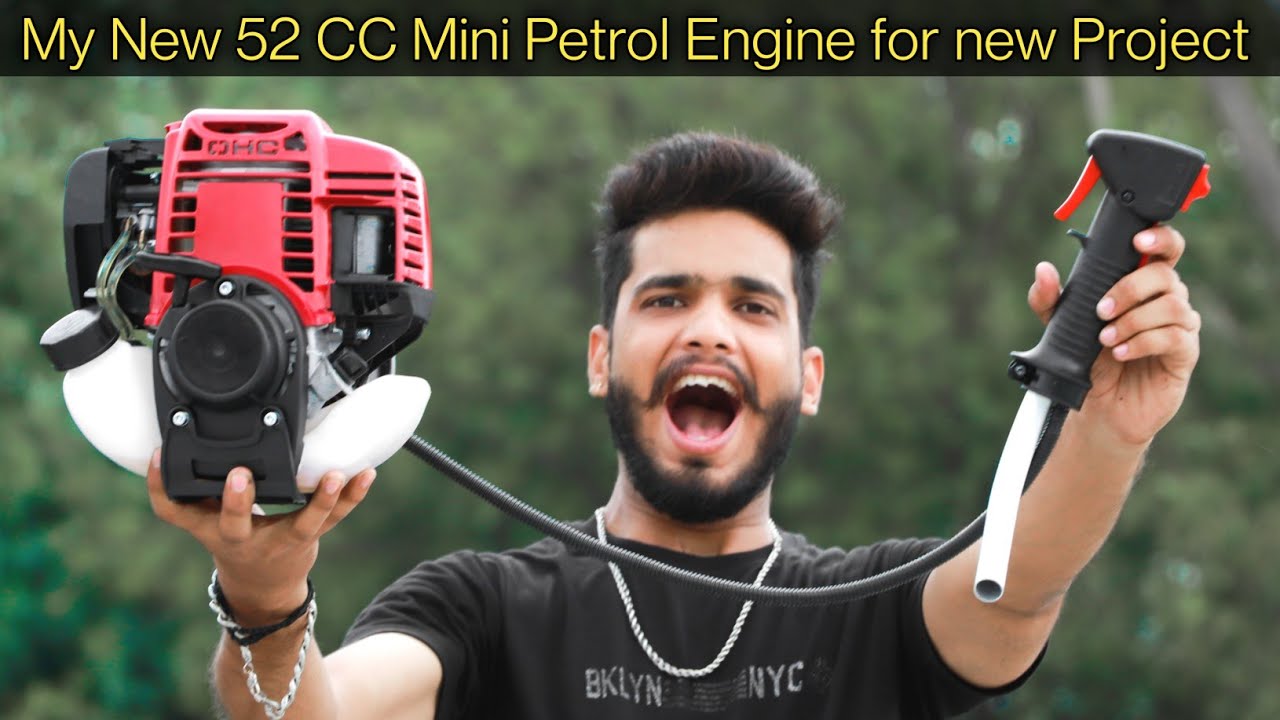 Mini Engine | My new mini 52 cc 4 stroke Petrol engine for my new project | 52 cc mini petrol engine