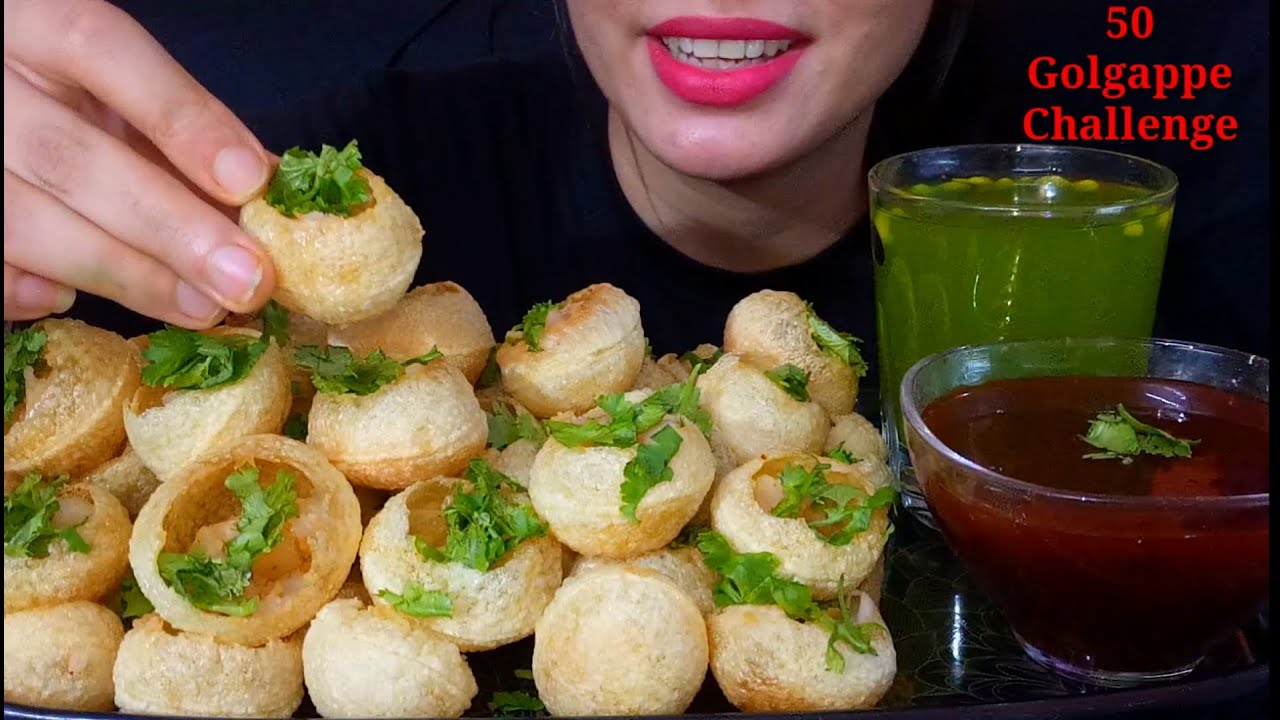 Eating 50 Golgappa Challenge || Golgappa Eating Challenge || Collab w/ Eating My Way || Foodie JD