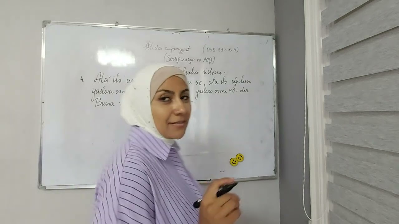 Tenlikler sistemi( Eliyeva Sevinc       055- 894 43 11)