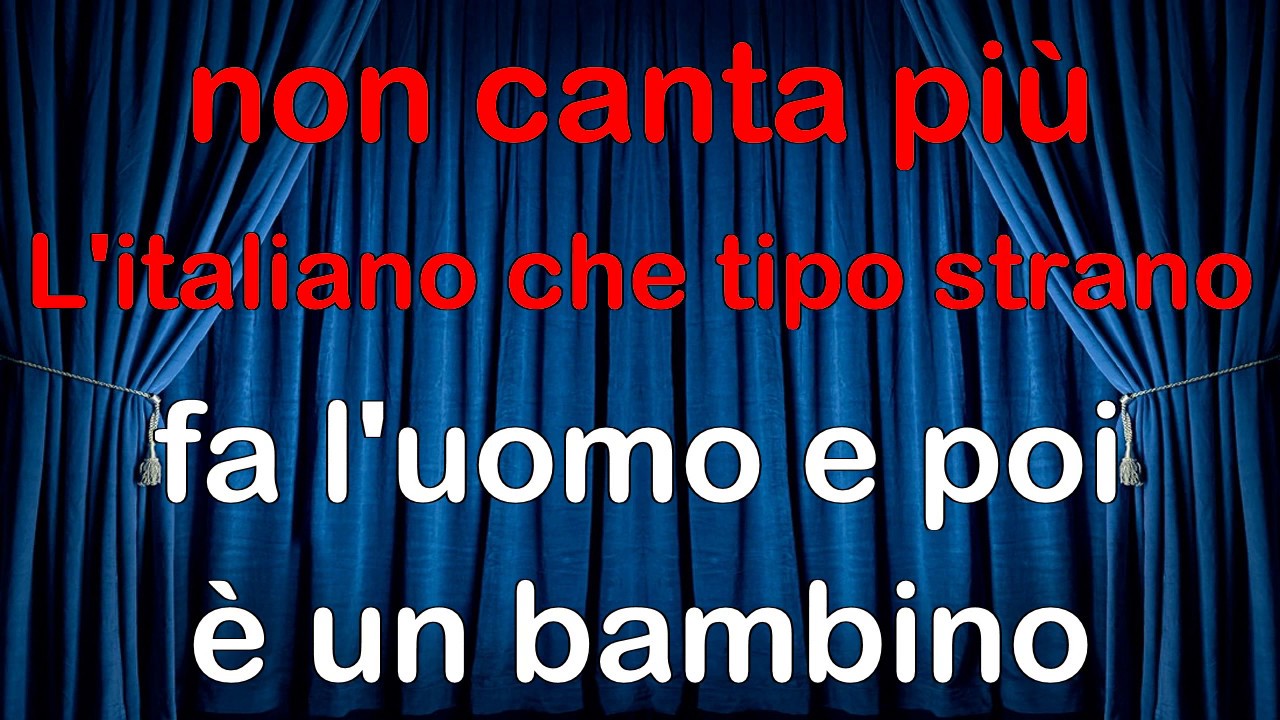 Al Bano   Capri Fisher (Bella Capri) KARAOKE MM (fair use)