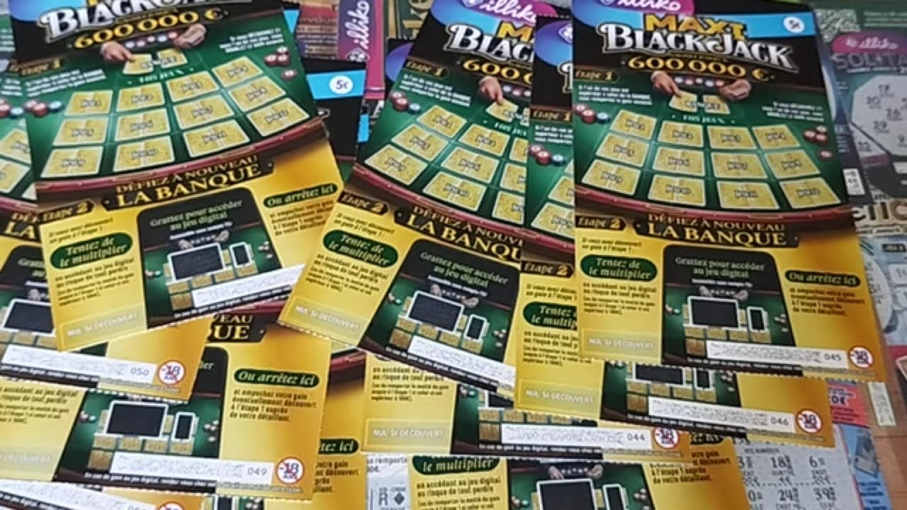 Le retour tant attendu découverte du maxi Black Jack avec du boost | Ticket illiko FDJ ~335~