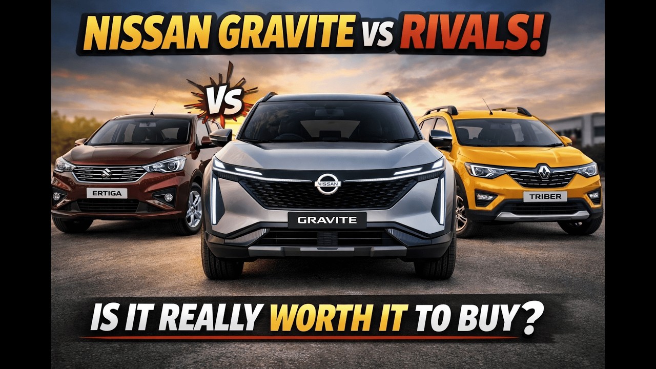 ✅ Nissan Gravite Launched 🔥 Better Than Ertiga & Triber? | First Look + Is It Worth Buying?