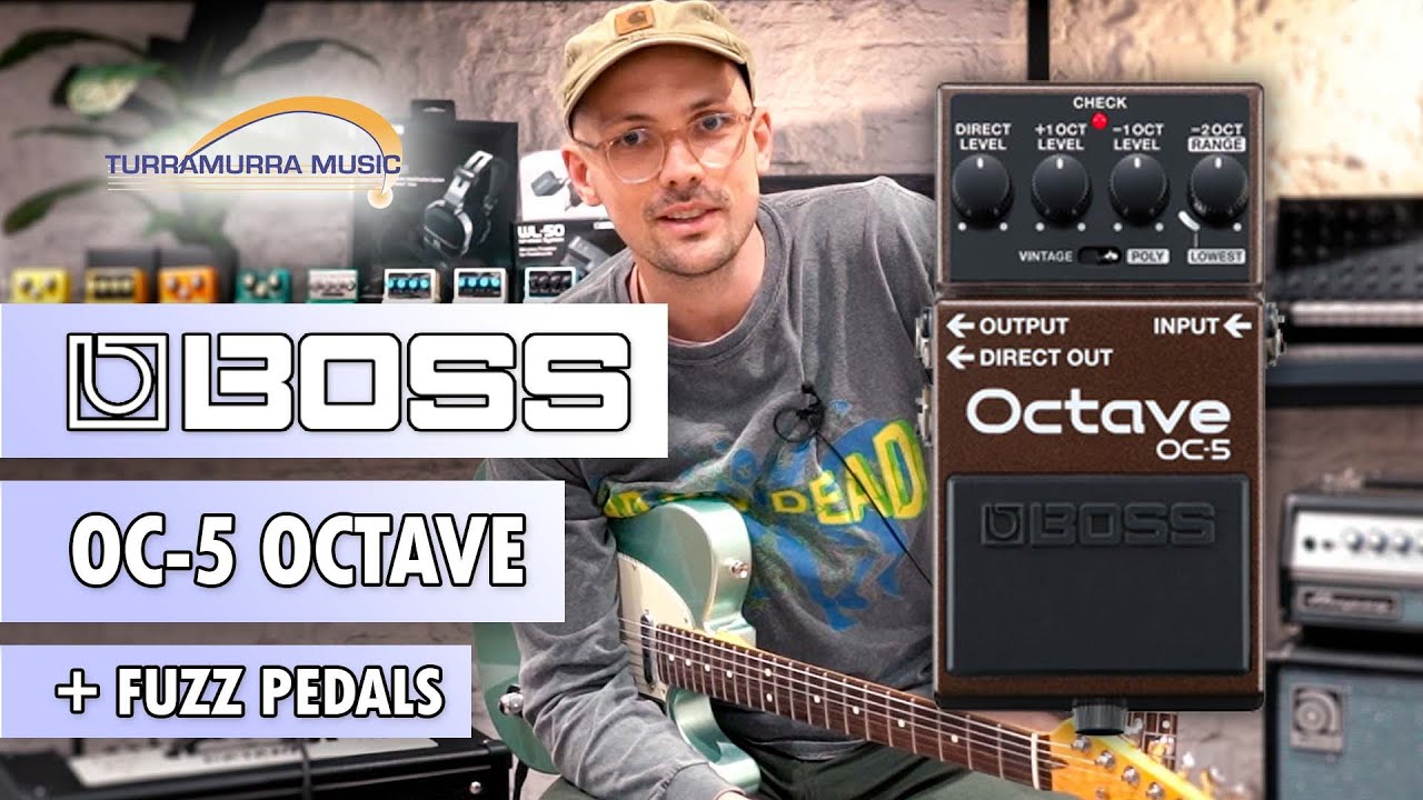 Boss OC-5 Octave + Fuzz Pedals - First Look at Turra Music