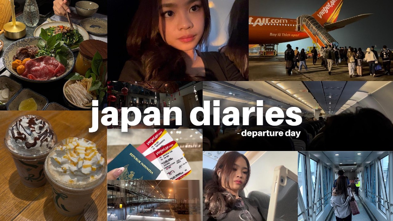 JAPAN DIARIES 🇯🇵 | Departure Day ✈️ Indonesia – Vietnam – Tokyo