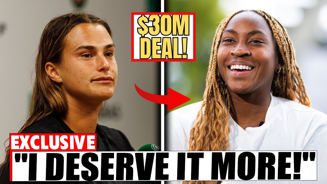 Aryna Sabalenka Reacts as Coco Gauff Lands Massive $30M Adidas Deal