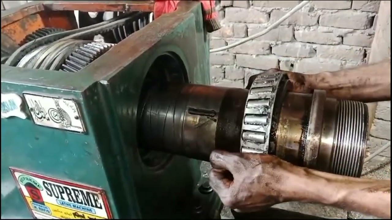 Repairing Spindle & Compliance of lathe machine .