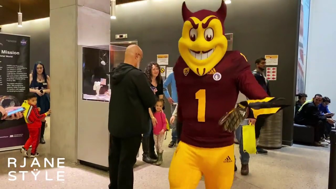 2020 ASU Open Door ☀️ Sparky the Sun Devil 👿 Arizona State University (Tempe Campus)