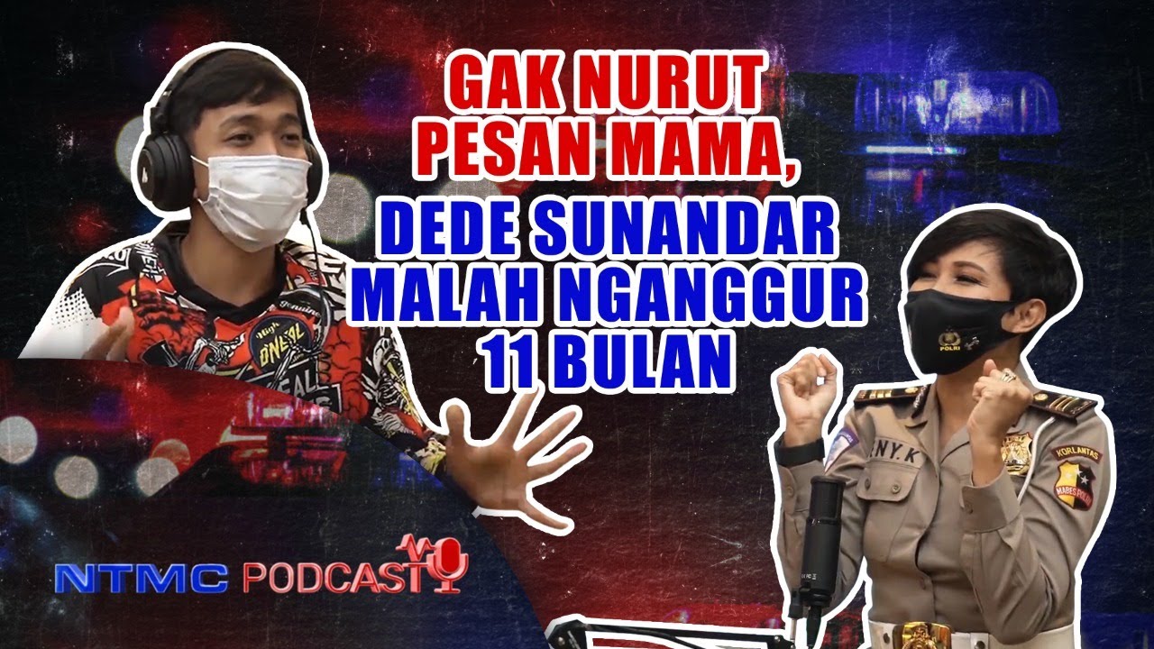 DEDE SUNANDAR MASUK KANTOR POLISI PAKAI HELM | PODCAST NTMC | NTMC CHANNEL