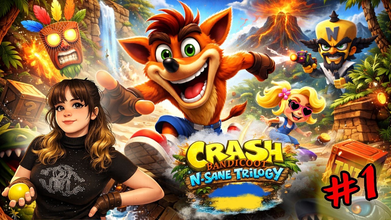 Crash Bandicoot N. Sane Trilogy. Частина 1. PS5